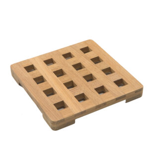 Whitecap Teak Small Square Trivet – 6″