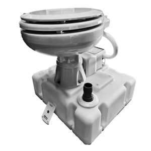 Albin Group Voyager Electric Compact Toilet System w/Tank – 12V