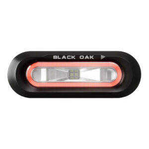 Black Oak Low Pro™ Flush – Black Housing – Red LED