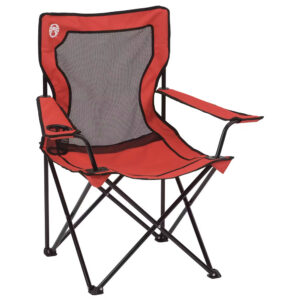 Coleman Broadband™ Mesh Quad Chair – Red