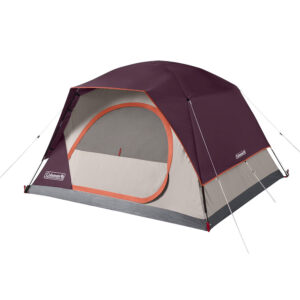 Coleman 4-Person Skydome™ Camping Tent – Blackberry