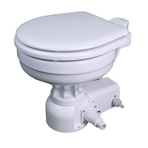 Raritan Sea Era Marine Size Pressurized Freshwater Toilet w/Multifunction Panel – White – 12V