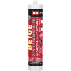 SEM 2-IN-1 Seam Sealer – 9.5oz Tube – Beige